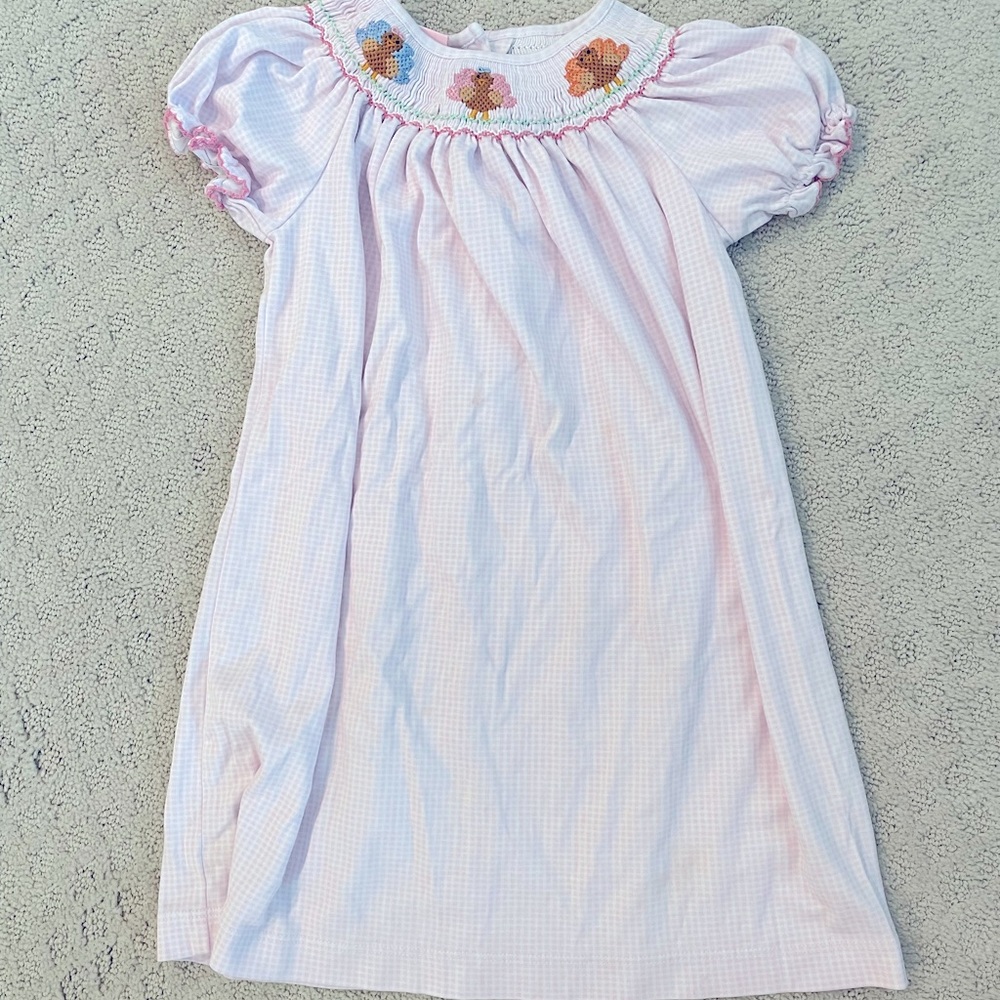 Smocked Turkey Dress